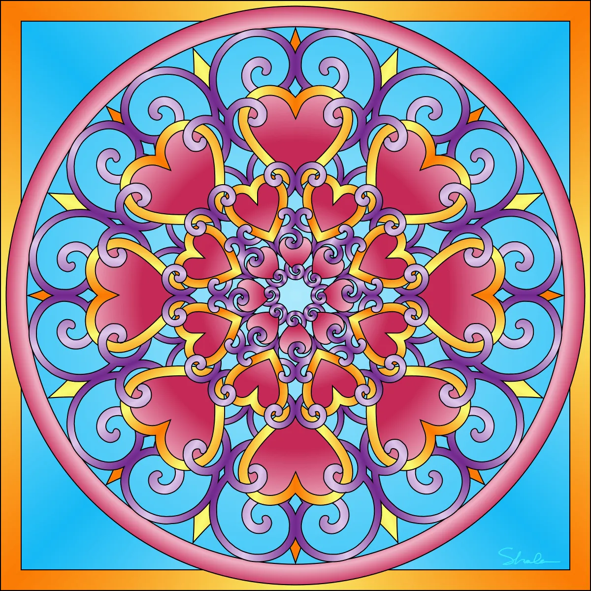 Don't Eat the Paste: Valentine Mandalas- coloring pages Don't Eat the Paste: Valentine Mandalas- coloring pages