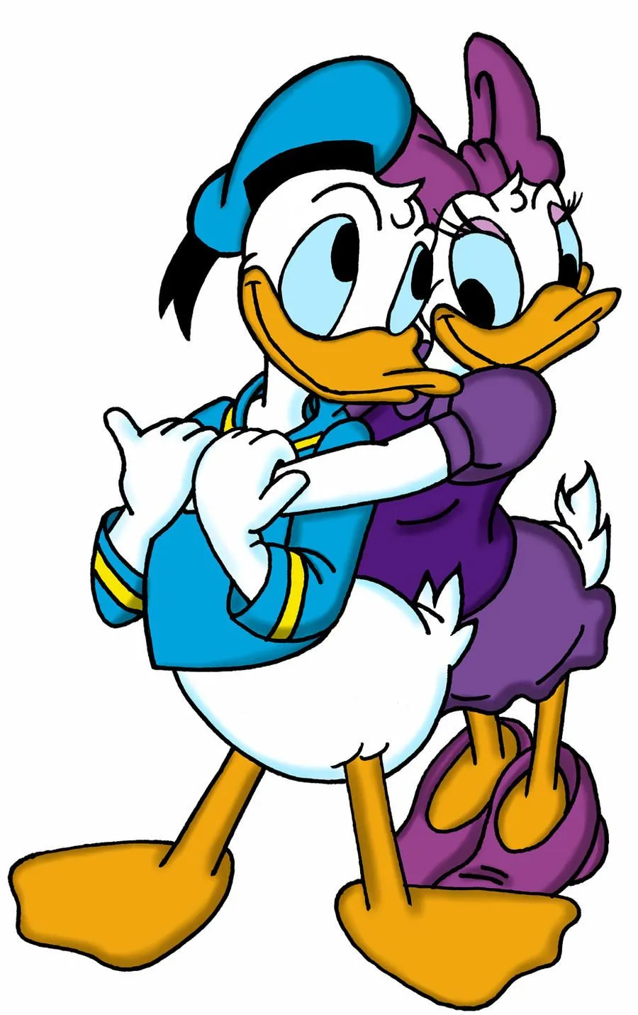 Donald And Daisy Love by ~dgtrekker on deviantART