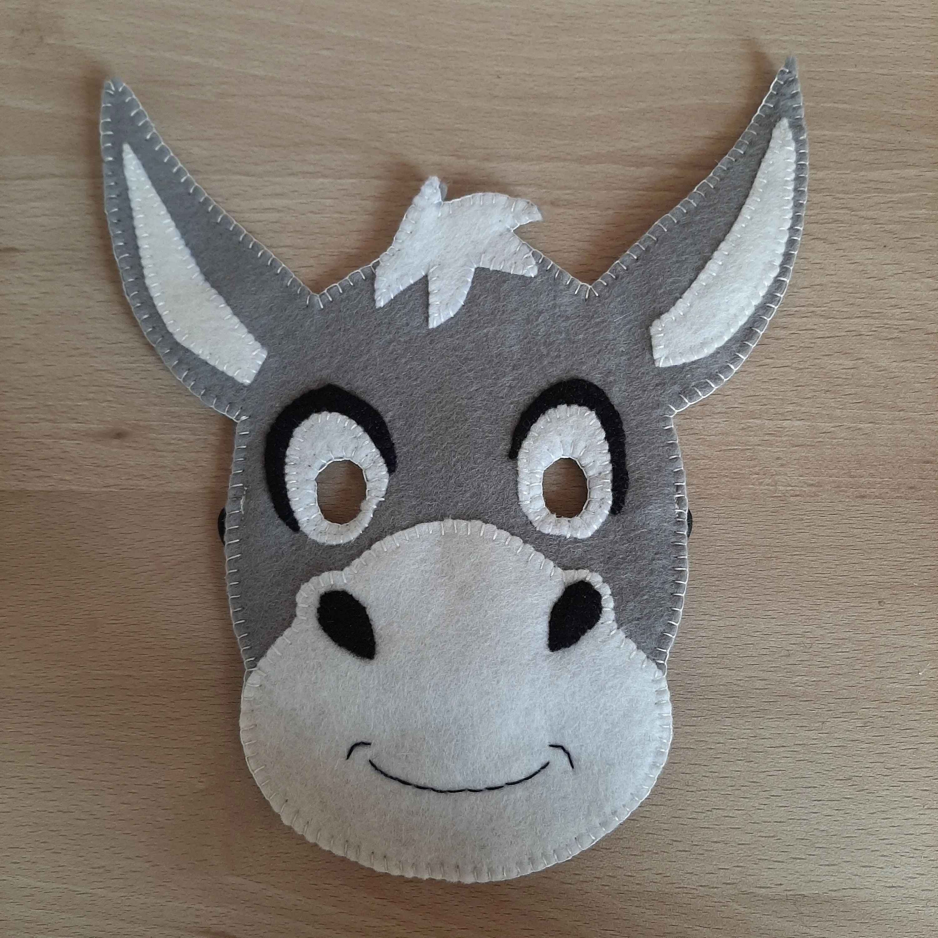 Donkey Mask in Natural Wool Felt for Disguise - Etsy Donkey Mask in Natural Wool Felt for Disguise - Etsy