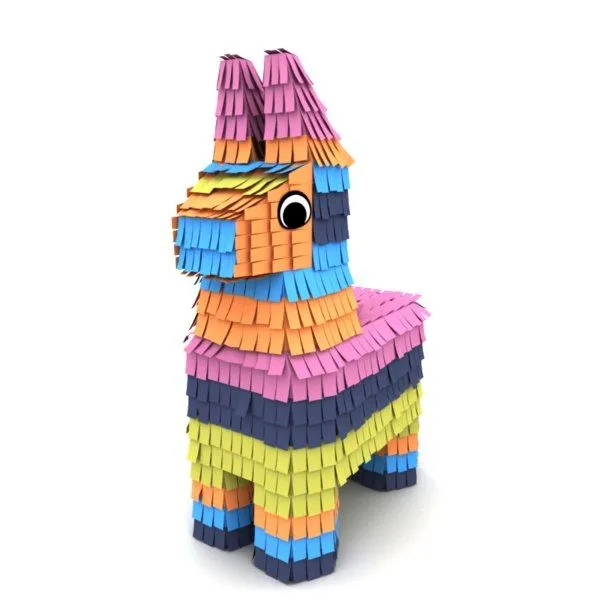 donkey pinata 3d lw