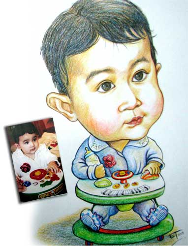 doodledesign: A Baby Caricature