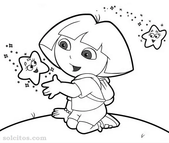 DORA para colorear - Imagui