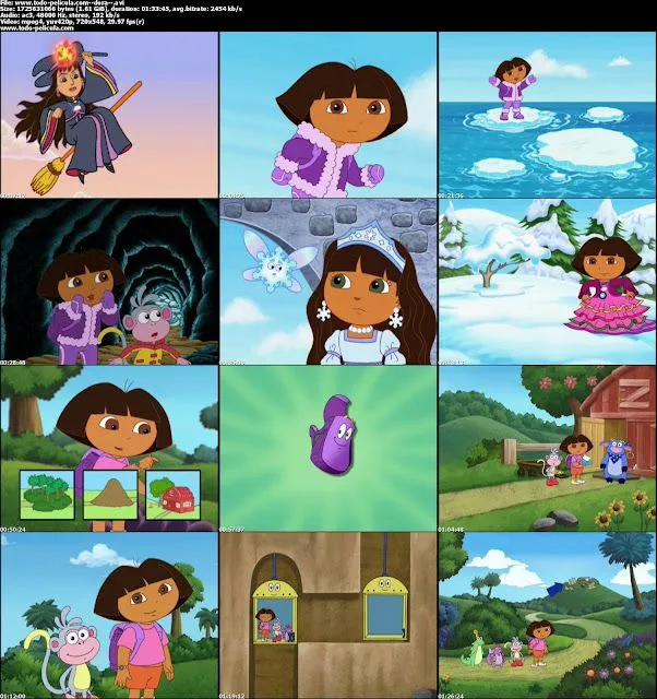 Dora Al Rescate De La Princesa De La Nieve 2013[Dvdrip] [Animacion ...