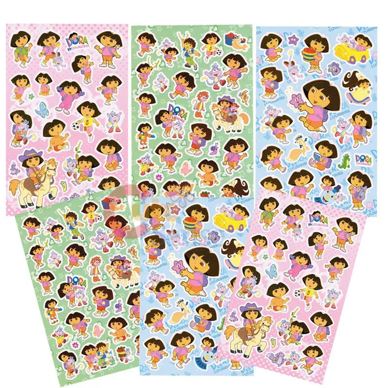 Dora The Explore Dora Collectable Stickers Book 136pc Pre Cut ... Dora The Explore Dora Collectable Stickers Book 136pc Pre Cut ...