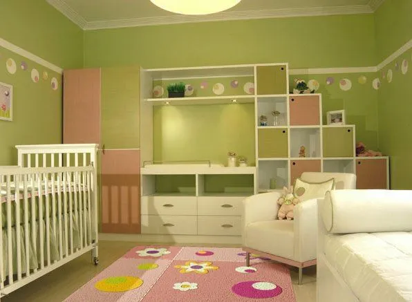 DORMITORIO DE BEBE EN VERDE MANZANA DE KARIM CHAMAN : DORMITORIOS ... DORMITORIO DE BEBE EN VERDE MANZANA DE KARIM CHAMAN : DORMITORIOS ...