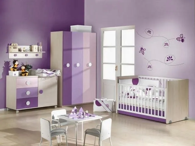 DORMITORIO DE BEBES: DORMITORIO MORADO PARA BEBES - DECORACIÓN DE ... DORMITORIO DE BEBES: DORMITORIO MORADO PARA BEBES - DECORACIÓN DE ...