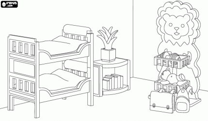 Un dormitorio para dibujar - Imagui