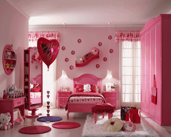 DORMITORIO HELLO KITTY EN DIA DE SAN VALENTIN | Dormitorio Fresco DORMITORIO HELLO KITTY EN DIA DE SAN VALENTIN | Dormitorio Fresco
