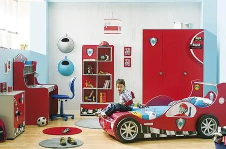 DORMITORIO INFANTIL PARA NIÑOS QUE LES GUNTAN LOS CARROS - CAR ...