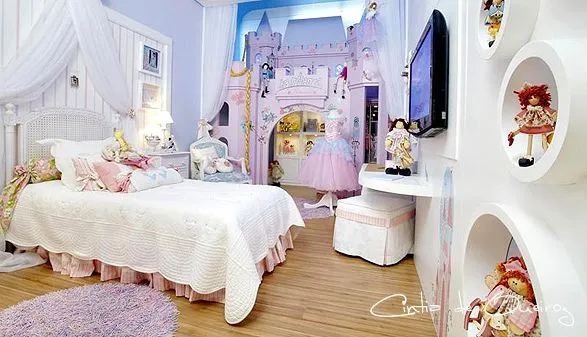 DORMITORIO DE NIÑA CON CASTILLO DE PRINCESA | Dormitorios: Fotos ... DORMITORIO DE NIÑA CON CASTILLO DE PRINCESA | Dormitorios: Fotos ...