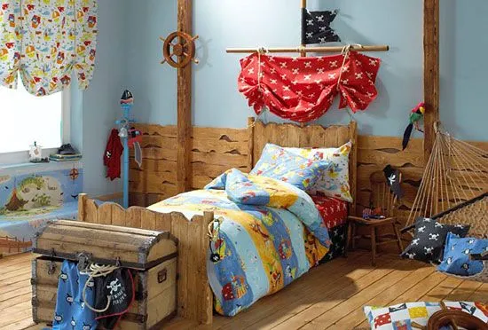 Dormitorio de piratas para niños — Habitaciones Tematicas