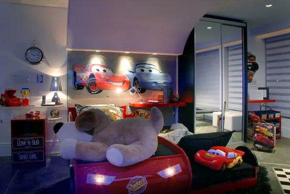 DORMITORIO RAYO MCQUEEN CARS KIDS BEDROOM : DORMITORIOS: decorar ...