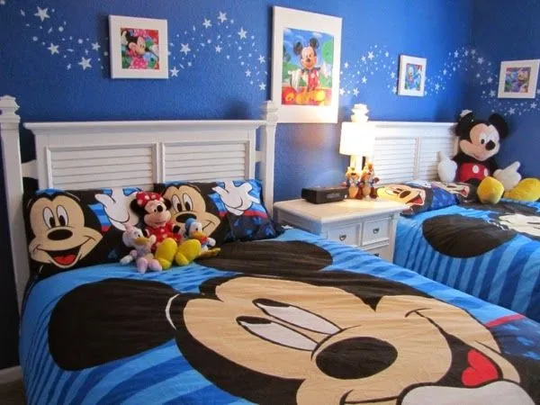 Dormitorio tema Mickey Mouse - Dormitorios colores y estilos