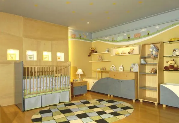 DORMITORIOS PARA BEBES - Amplio dormitorio para tu bebe en celeste ... DORMITORIOS PARA BEBES - Amplio dormitorio para tu bebe en celeste ...