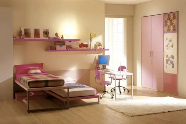 Dormitorios Color Rosa para Niñas y Jóvenes | Decoración