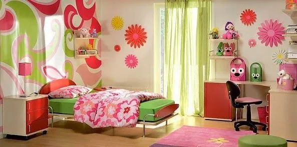 Dormitorios de colores para niñas - Dormitorios colores y estilos