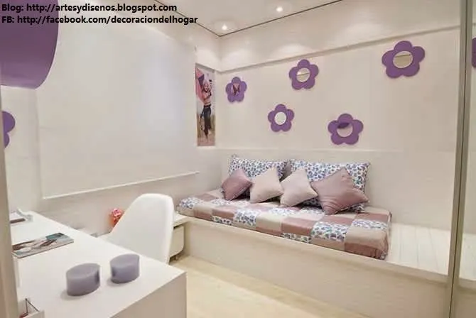 DORMITORIOS DELICADOS PARA NIÑAS - QUARTO MENINAS : Diseño y ...