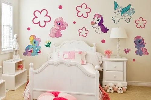 Dormitorios infantiles decorados con Mi Pequeño Pony - Dormitorios ...