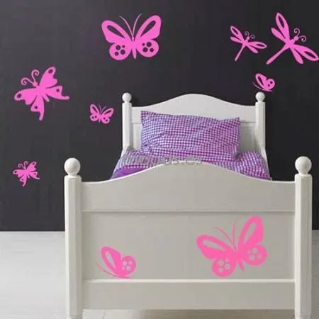 DORMITORIOS CON MARIPOSAS IDEAS PARA DECORAR EL CUARTO DE UNA NIÑA ...