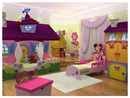 DORMITORIOS MINNIE MOUSE BEDROOMS : DORMITORIOS: decorar ...