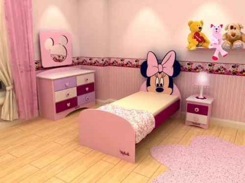 DORMITORIOS MINNIE MOUSE BEDROOMS : DORMITORIOS: decorar ...