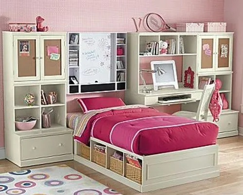 Dormitorios con Muebles Blancos para Niñas: Ideas | Decoración ...