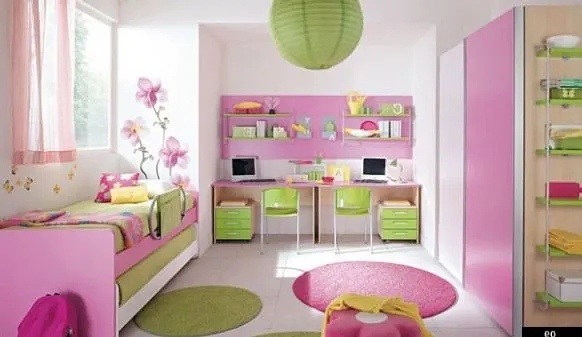 DORMITORIOS CON MUEBLES ROSA PARA NIÑAS | DORMITORIOS CON ESTILO DORMITORIOS CON MUEBLES ROSA PARA NIÑAS | DORMITORIOS CON ESTILO
