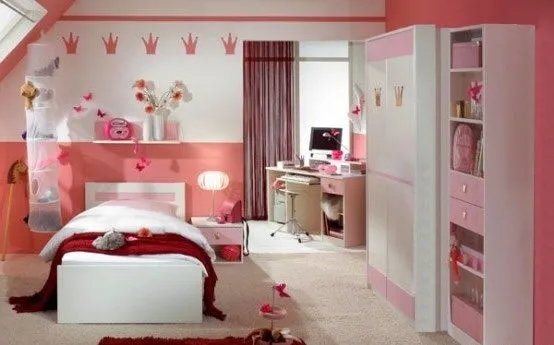 DORMITORIOS CON MUEBLES ROSA PARA NIÑAS | DORMITORIOS CON ESTILO DORMITORIOS CON MUEBLES ROSA PARA NIÑAS | DORMITORIOS CON ESTILO