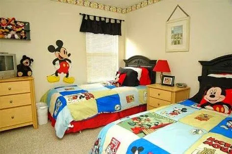 Dormitorios para niños tema Mickey Mouse - Dormitorios colores y ...