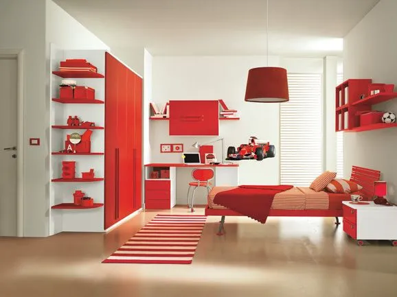 DORMITORIOS EN ROJO Y BLANCO | DORMITORIOS CON ESTILO DORMITORIOS EN ROJO Y BLANCO | DORMITORIOS CON ESTILO
