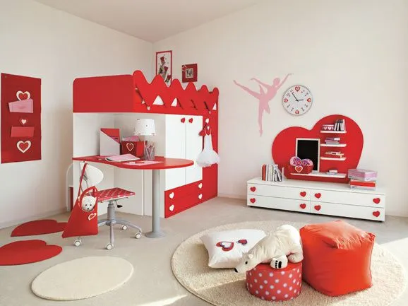DORMITORIOS EN ROJO Y BLANCO | DORMITORIOS CON ESTILO DORMITORIOS EN ROJO Y BLANCO | DORMITORIOS CON ESTILO