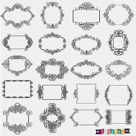 DOWNLOAD immediato Doodle telaio & Photoshop di SasiyaDesigns DOWNLOAD immediato Doodle telaio & Photoshop di SasiyaDesigns