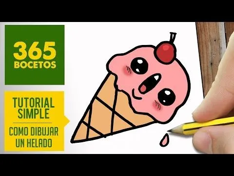 Download Video Como Dibujar Un Helado Kawaii Paso A Paso Dibujo ...