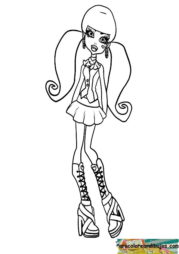 Draculaura Dibujos Para Colorear Monster High Pictures Draculaura Dibujos Para Colorear Monster High Pictures