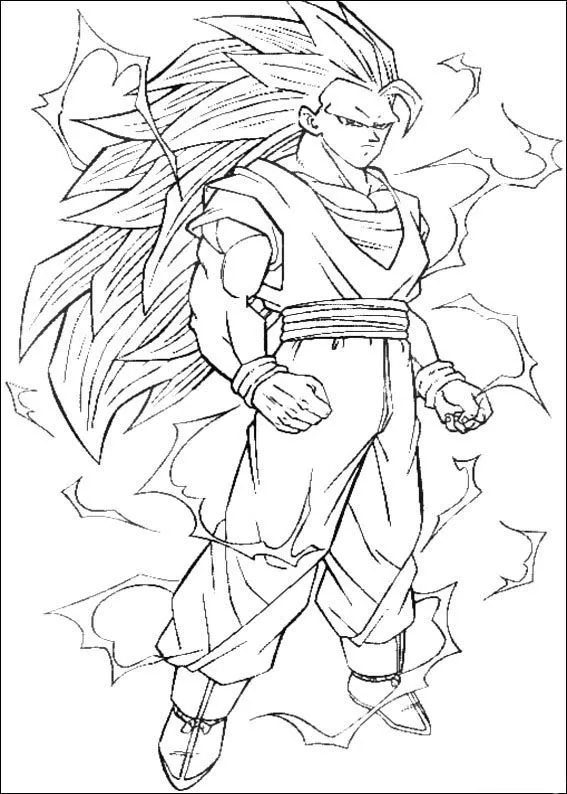 Dragon Ball Z Para Colorir Desenhos Do Gt Tattoo Page 20