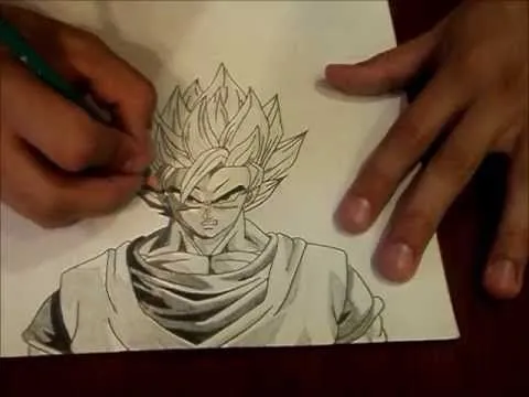 dragon ball z - como dibujar a goku ssj - YouTube dragon ball z - como dibujar a goku ssj - YouTube