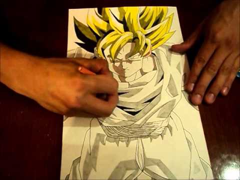 Dragon Ball Z - como dibujar a Goku super sayayin - YouTube Dragon Ball Z - como dibujar a Goku super sayayin - YouTube