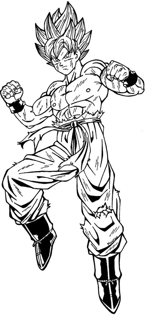 pintar a goku - group picture, image by tag - keywordpictures.com