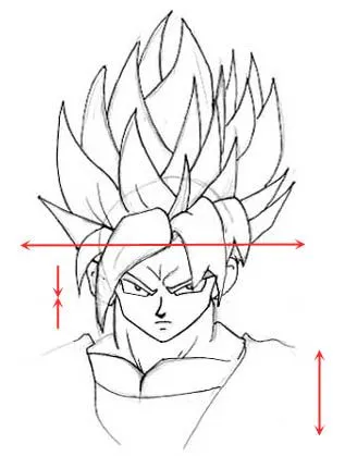 Goku de Dragon Ball - Tutoriales de Como dibujar a en Personajes ... Goku de Dragon Ball - Tutoriales de Como dibujar a en Personajes ...