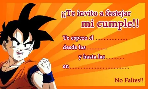 dragon-ball-z-invitacion- ...