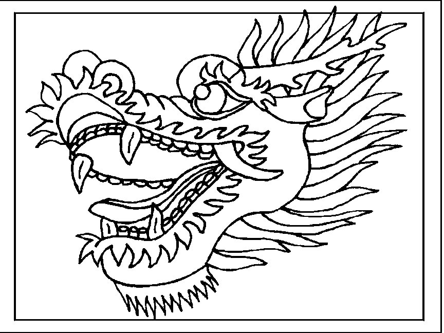 Dibujos para colorear de Dragones, dragón, draco, drakon, víbora ...