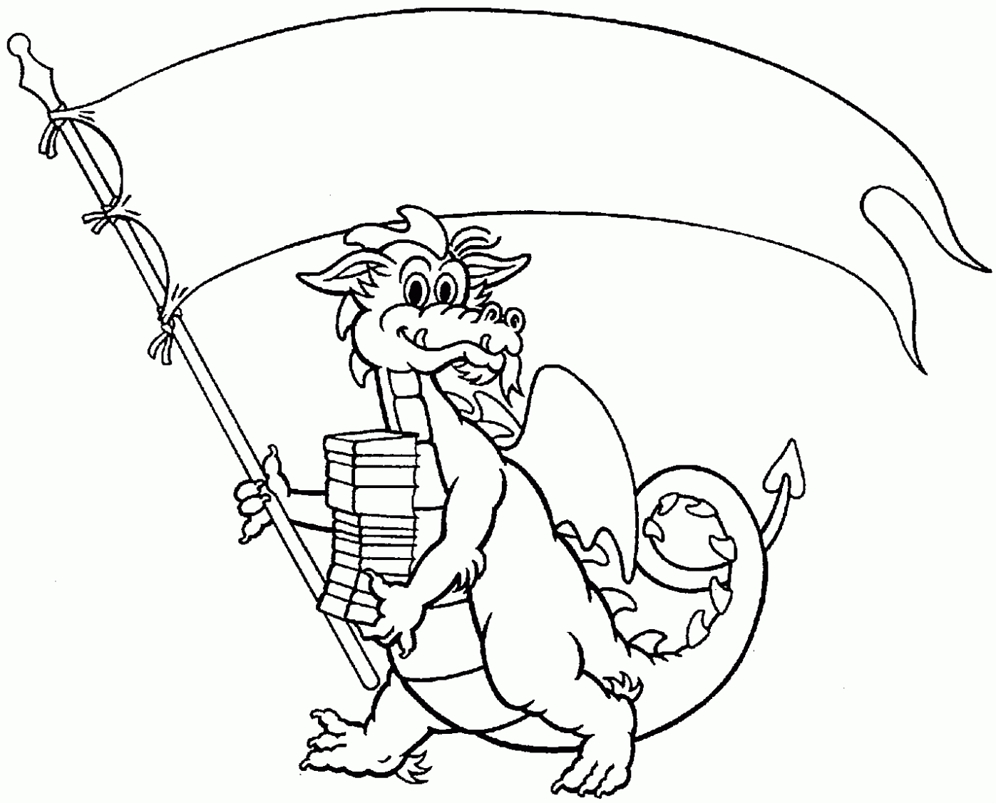 colorear-dragon-0-dibujos- ...