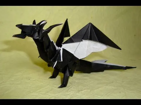 Como hacer un dragon de origami - Imagui