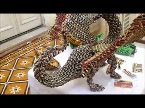 Dragón - Origami 3d - YouTube