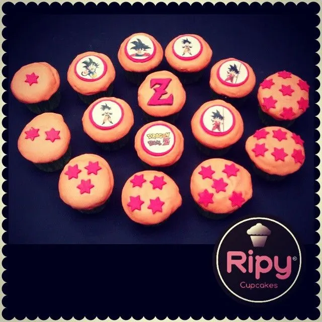 DragonBallZ #Goku #EsferasDelDragon #GokuCake #GokuCupcakes ...