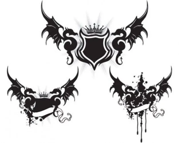 dragones y el arte dragón alas | Descargar Vectores gratis dragones y el arte dragón alas | Descargar Vectores gratis