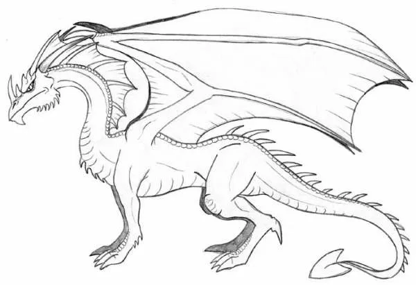 Dragon para dibujar a lapiz - Imagui