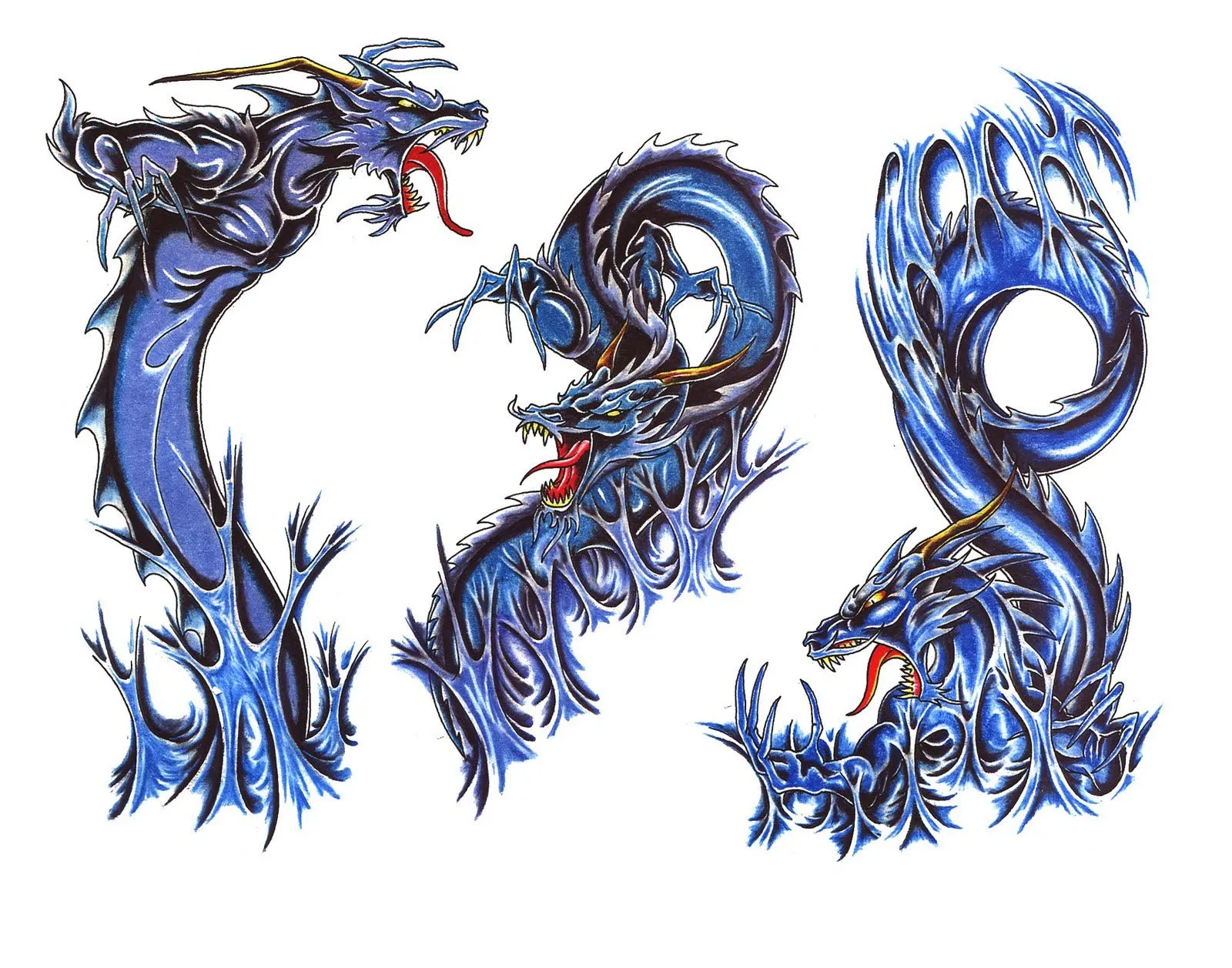 Imágenes De Dragones Para Tatuajes Imagui 