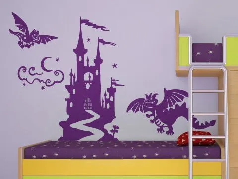 Dragones! - Vinilo Decorativo de la colección Infantiles ... Dragones! - Vinilo Decorativo de la colección Infantiles ...