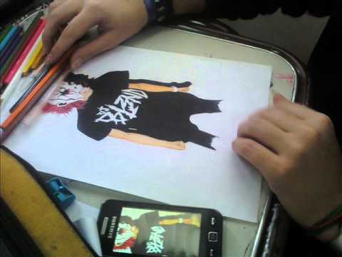 Drawing DJ Bl3nd! MiXFdX (electro house) - YouTube